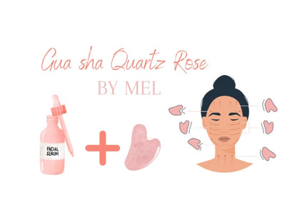 Gua sha Quartz Rose